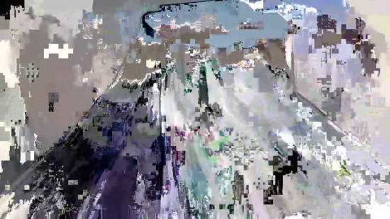 박아람X\김정태, ‘100, 1000, 10000’. 종이에 잉크젯 인쇄, A4용지 1만 장, 2015 제작과정에서 도출된 이미지.