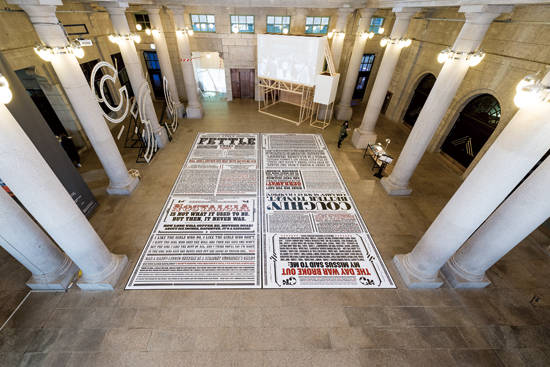 타이포잔치, ‘Why Not Associates & Gordon Young’ 전경. 사진 = 한국공예·디자인문화진흥원