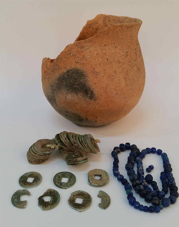 1호 토광묘 출토 유물 일괄. (사진=문화재청)