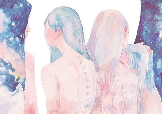 해인, ‘공전’. 종이에 연필, 수채화, 36 x 24cm.