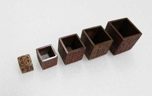 러시아 전통 인형과 흡사한 흥선대원군 인장의 구성 방식이 눈길을 끈다.(사진= 문화재청)