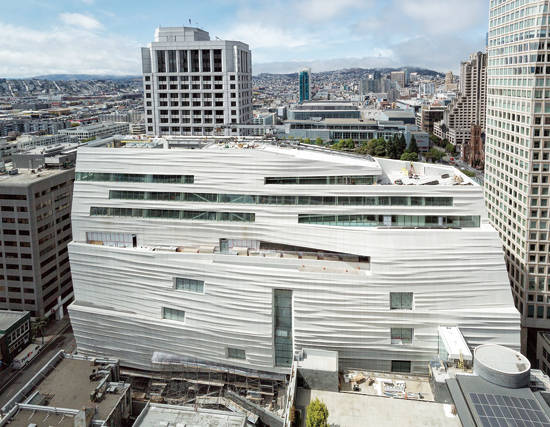 샌프란시스코 현대 미술관에 증축된 새 빌딩 이미지. 사진 = SF MoMA, 헨릭 캠