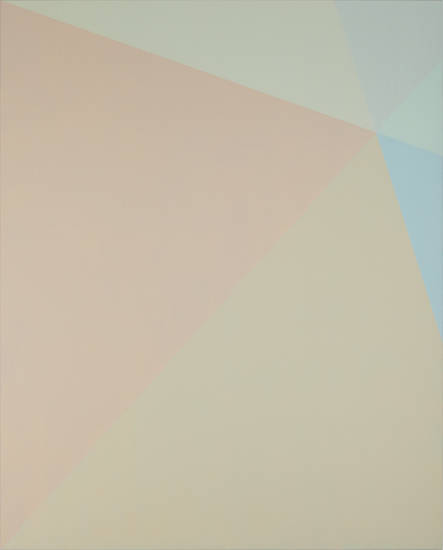 올리비에 필리피, ‘주황색 황색 파란색 녹색(Orange Jaune Bleu Vert)’. 캔버스에 아크릴릭, 162 x 130cm. 2015. 사진 = 아트사이드 갤러리