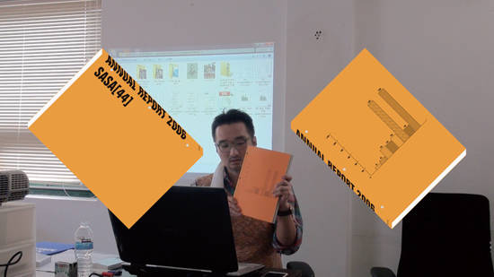 김규호·임근준·조은지, ‘걸작이로세!’, 3채널 비디오 설치, 2016. 사진 = 일민미술관