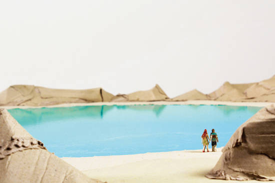 노상준, ‘오아시스’. 캔버스에 혼합 재료, 100 x 100 x 20cm. 2012. 사진 = 63아트 미술관