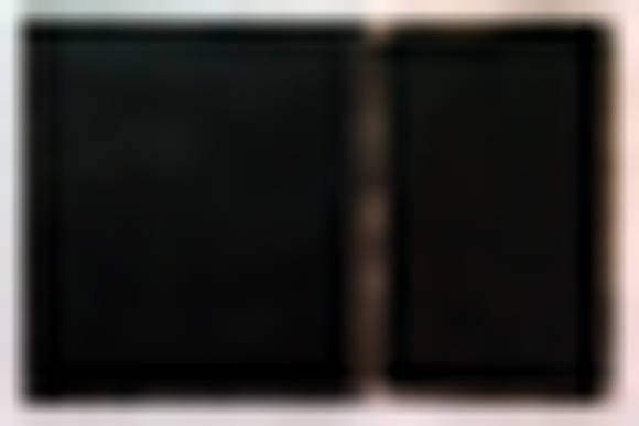 윤형근, ‘무제’. 종이에 오일, 94 x 64cm. 1986.