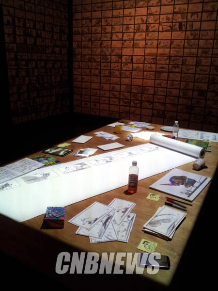 드림웍스에서 애니메이션이 제작되는 과정도 이번 전시에서 소개된다.(사진=김금영 기자)