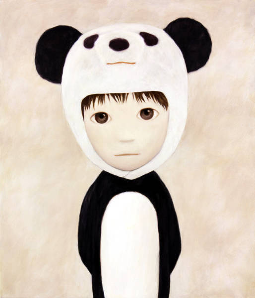 마유카 야마모토, '팬더(Panda)'. 캔버스에 오일, 53 x 45.5cm(F10). 2016.