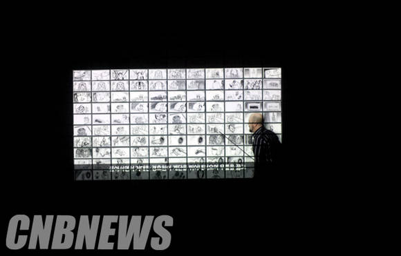 드림웍스 사람들이 직접 애니메이션을 만드는 과정을 이번 전시에서 볼 수 있다. 스토리보드 아티스트가 그린 연속적인 장면을 애니메이션 감독, 프로듀서 및 타 분야 작가들 앞에서 연기하는 ‘피칭(pitching)’ 과정도 공개된다.(사진=김금영 기자)