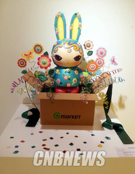 ‘매니 미니 미피(Many Mini Miffy)’전은 미피 디자이너 딕 브루너의 초기작업 및 원화 및 컬래버레이션 결과물을 선보이는 자리다.(사진=김금영 기자)