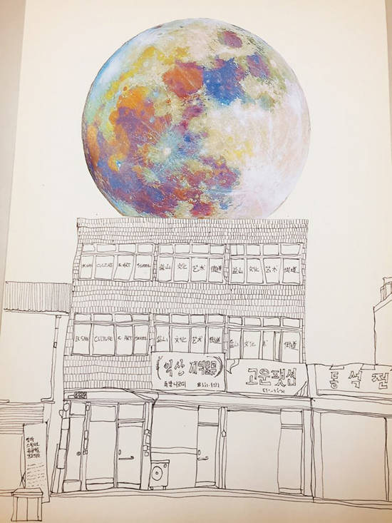 박찬국, '소유되지 않는 기억의 아이디어 스케치', 2016.