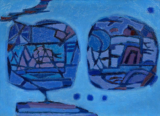 김환기, ‘Ⅰ-1964’. 캔버스에 오일, 61 × 84cm. 1964.