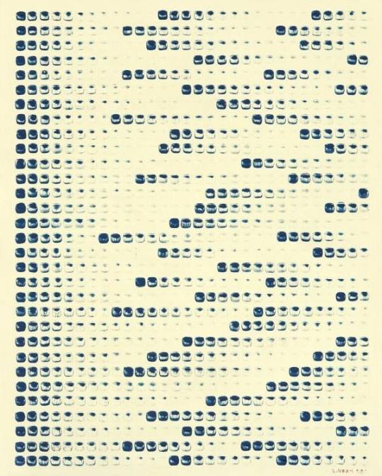 감정서가 조작된 것으로 밝혀진 이우환 화백의 1978년 작 ‘점으로부터 No. 780217’.(사진=K옥션)