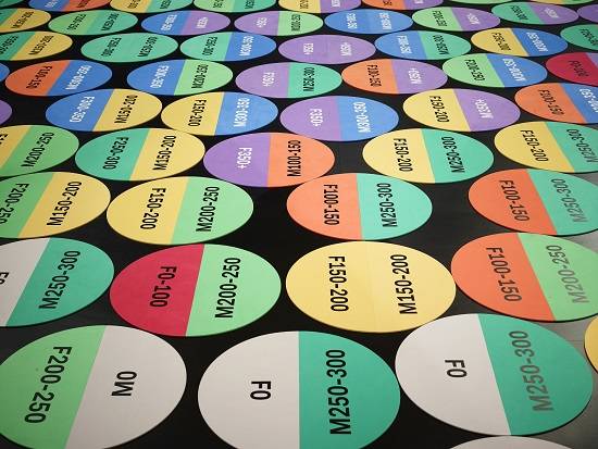 '가족계획'의 바닥 설치 이미지.(사진=리움미술관)