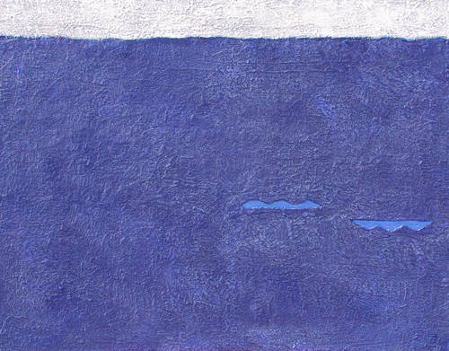 정유진, '선과 빛 4'. 캔버스에 아크릴, 혼합 매체, 116.8 x 91.0cm. 2015.