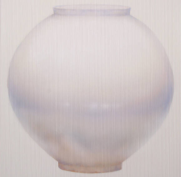 김연옥, '겹'. 캔버스에 아크릴릭, 130 x 130cm. 2016.